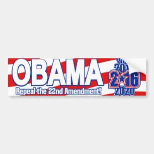 Presidentval Obama 2016 Bildekal
