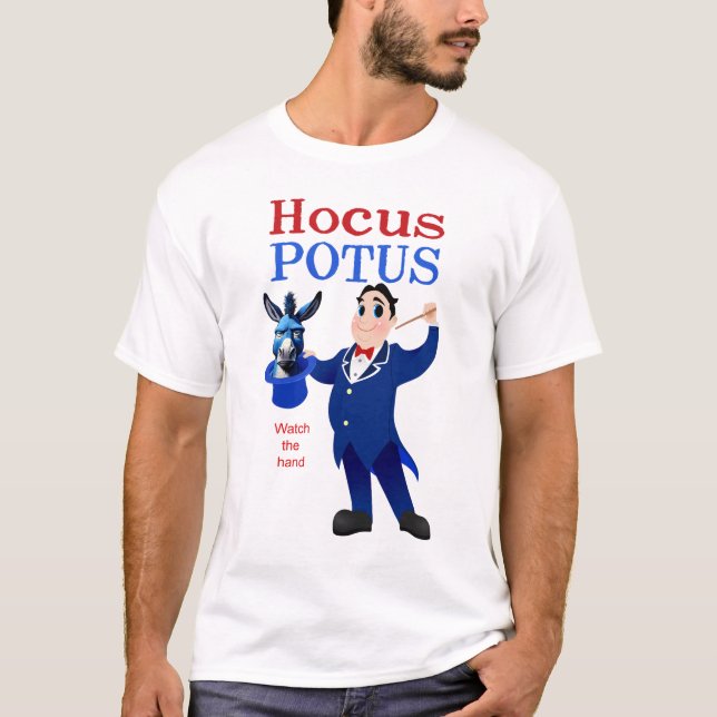 Presidentvalet Donkey Democratic President T Shirt (Framsida)
