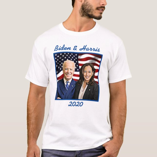 Presidentvalet i Biden och Harris i USA 2020 T Shirt (Framsida)