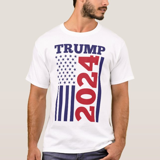 Presidentvalet i Stater 2024 T Shirt (Framsida)