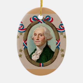 PresidentWashington prydnad Julgransprydnad Keramik