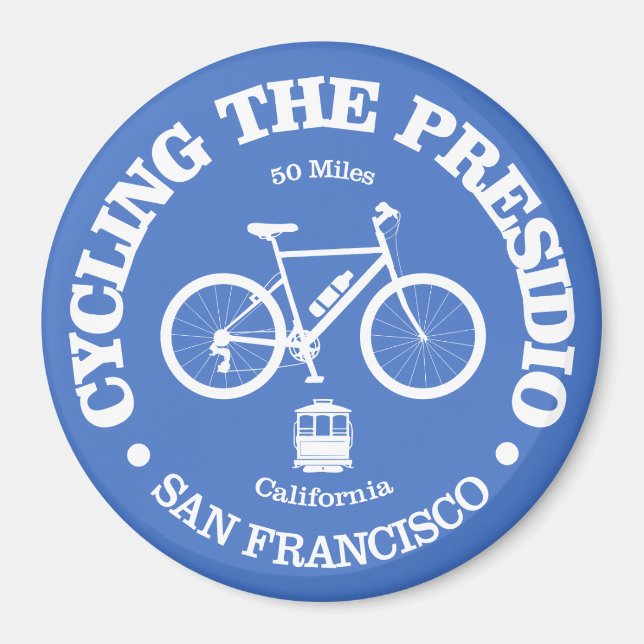 Presidio (cykling) magnet (Framsidan)