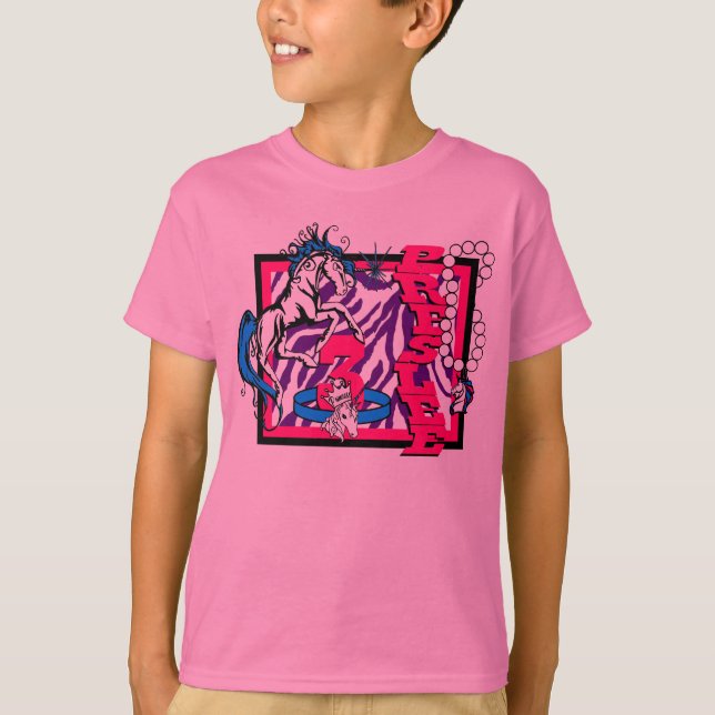Preslee födelsedagutslagsplats tee shirt (Framsida)