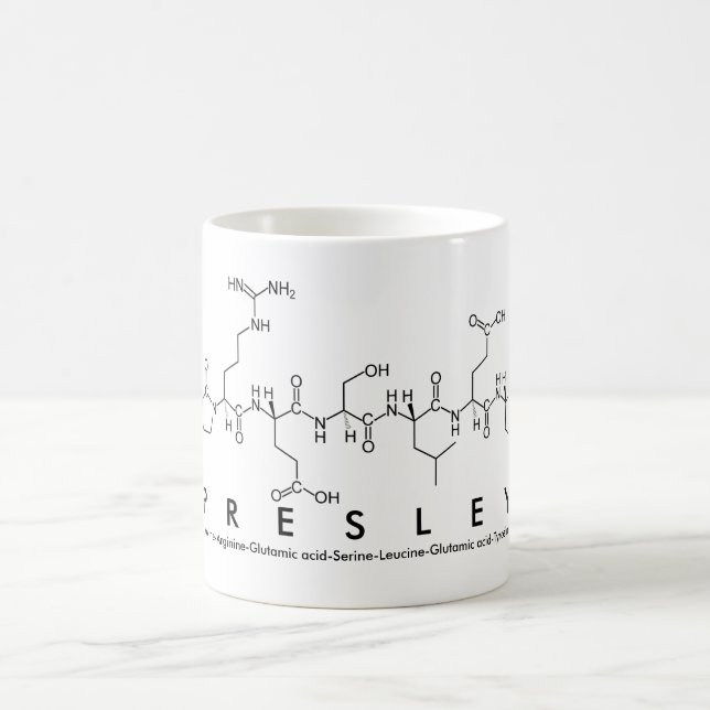Presley peptide namn mugg (Center)