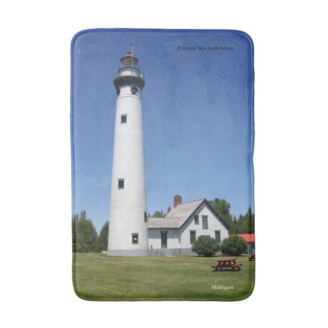Presque Isle Lighthouse badmatta Badrumsmatta (Framsidan (Vertikal))