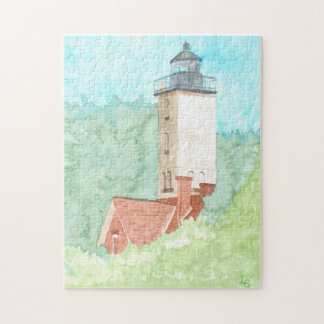 Presque Isle Lighthouse Jigszle Puzzle Pussel