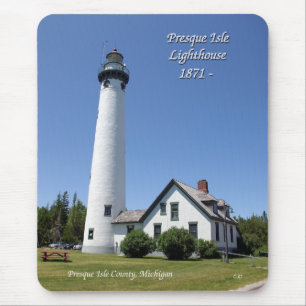Presque Isle Lighthouse mousepad Musmatta