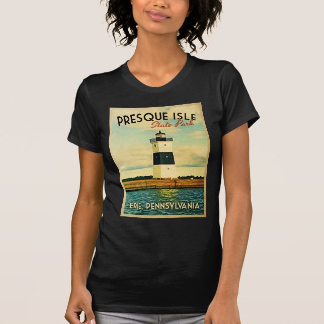 Presque Isle Lighthouse Tee (Framsida)