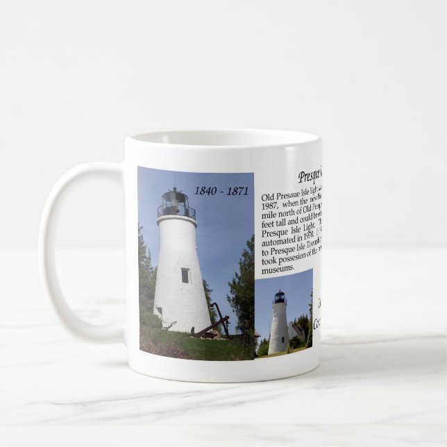 Presque Isle Lighthouses mugg (Vänster)