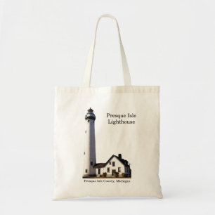 Presque Isle Lighthouthouse huggen ut i säcken Tygkasse