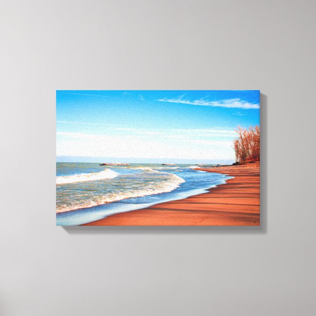Presque Isle – Sjöfotografering Canvastryck (Framsida)