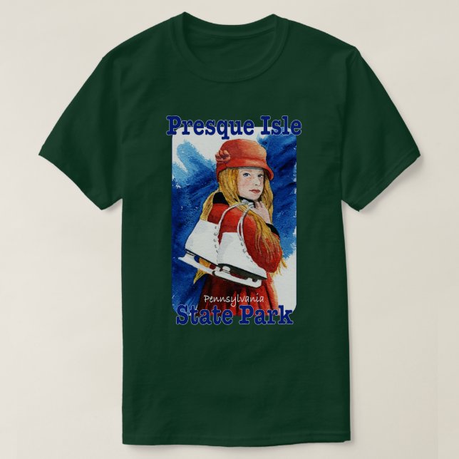 Presque Isle State Park Pennsylvania T Shirt (Design framsida)