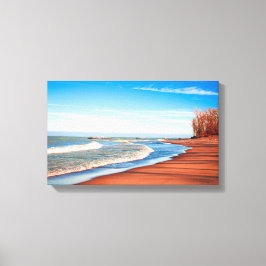 Presque Isle Winter Canvastryck