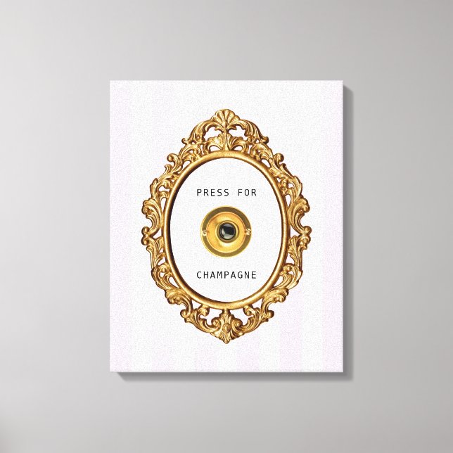 Press for Champagne | Canvastryck (Framsida)