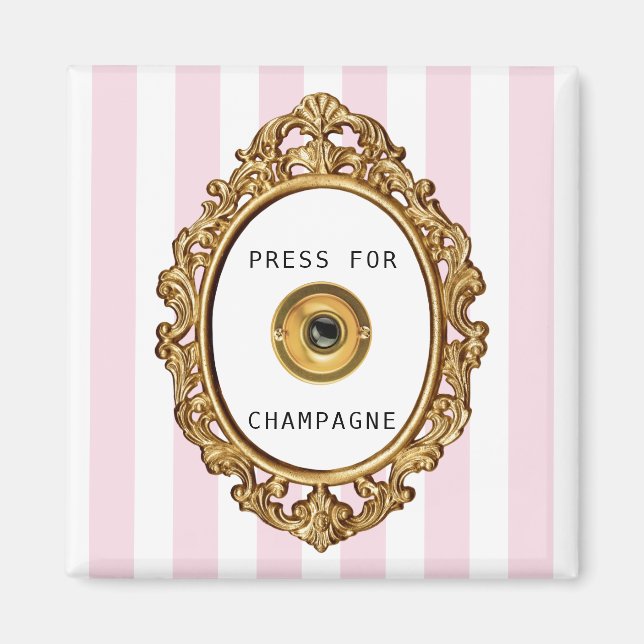Press for Champagne | ROSA RAND Magnet (Framsidan)