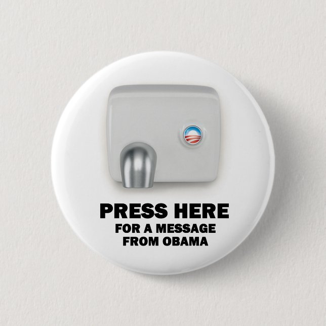 PRESS HÄR för ett meddelande från Obama Knapp (Framsida)