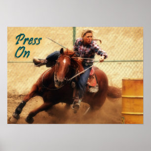 Press på den Motivational affischen Poster
