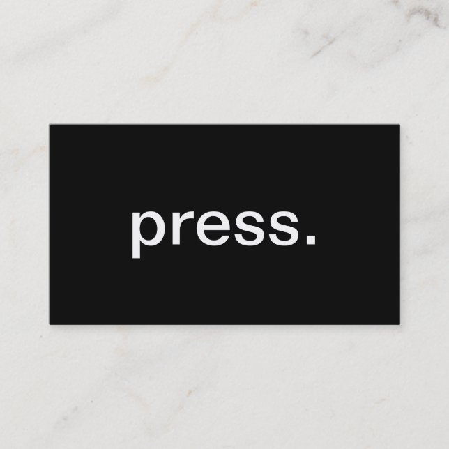 Press Visitkort (Framsida)