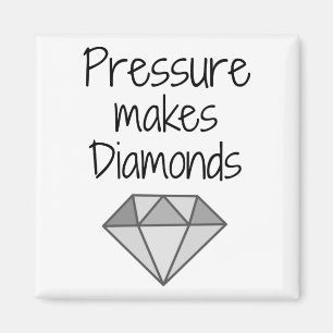 Pressa gör diamanter magnet
