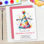 Pressa  Kids Art Painting Party Girl Birthday Inbjudningar<br><div class="desc">🌈 Njut din lilla artist i en värld av livfull kreativitet med vår "Dress for a Kids Art Painting Party Girl Birthday Invation" - ett mästerverk i design som väcker upphetsning från det ögonblick den ses. Släpp loss den konstnärliga firande-andan med en visuell upplevelse av livligt färg, lekfulla färgstänk och...</div>
