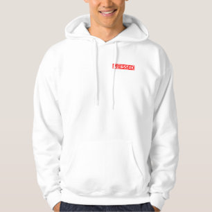 Pressad Frimärke Hoodie
