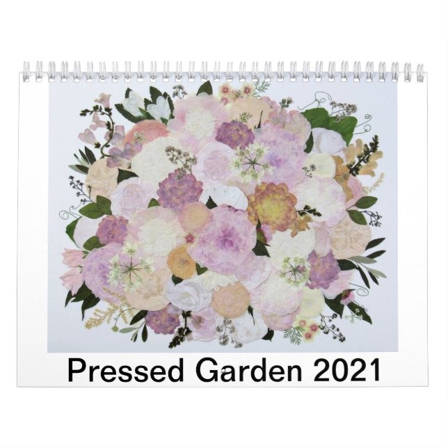 Pressad Garden 2021 Kalender (Omslag)