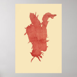 Pressad Sjögräs, ursprunglig sekund av fyra Poster