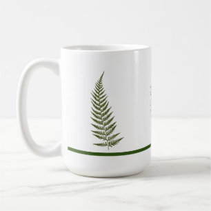 Pressade australiska Fern Löv - Matcha alla Färg N Kaffemugg