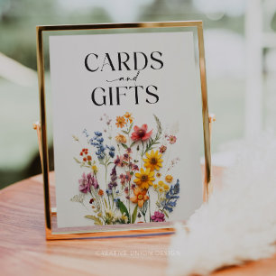Pressade Blommor Vildbloms Kort och Presentkort Sk Poster