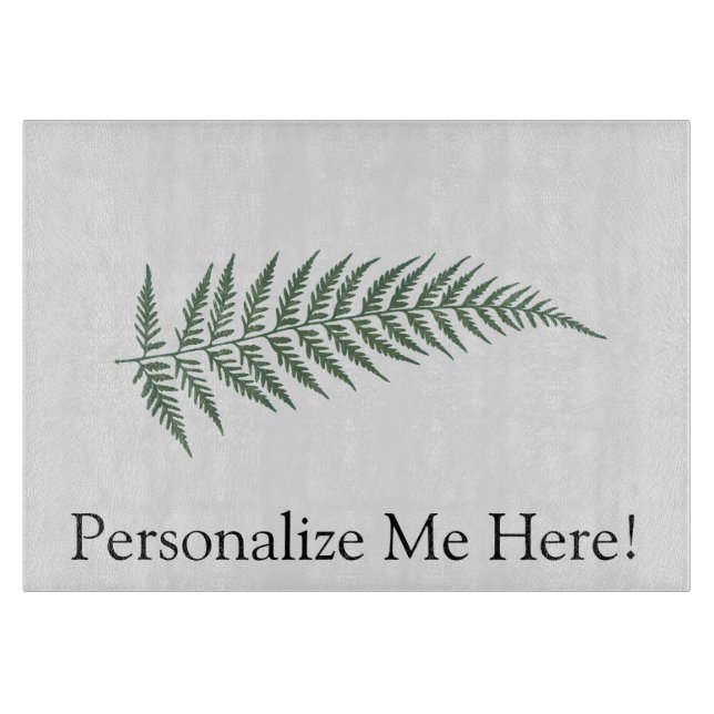 Pressade botaniska fern Löv - Blanda och Match Fär (Framsidan)