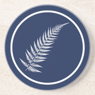 Pressade botaniska fern Löv - Blanda och Match Fär Underlägg