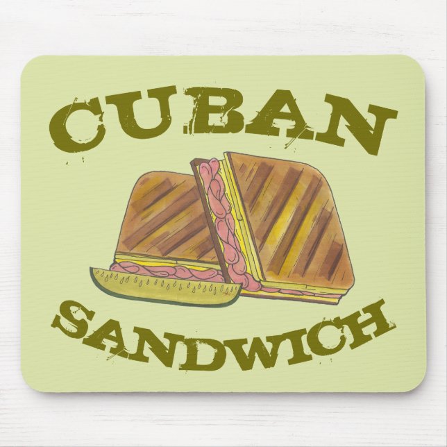 Pressade kubanska Sandwich Ham Cheese Salami PIckl Musmatta (Framsidan)