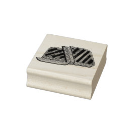 Pressade kubanska Sandwich Ham Cheese Salami PIckl Stämpel