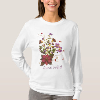 Pressande blommatank - Clematis Tee Shirt