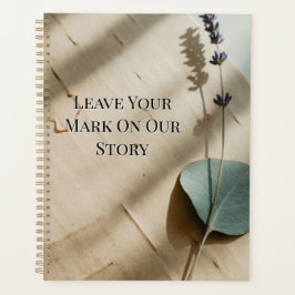 Pressed Rose Keepsake Guest Book | Heirloom Floral