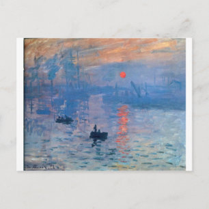 Pression, Claude Monets soluppgång Vykort