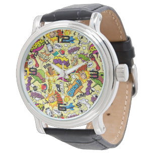 Pressmeddelande om Retro-Tecknad - Fetstidsrapport Armbandsur