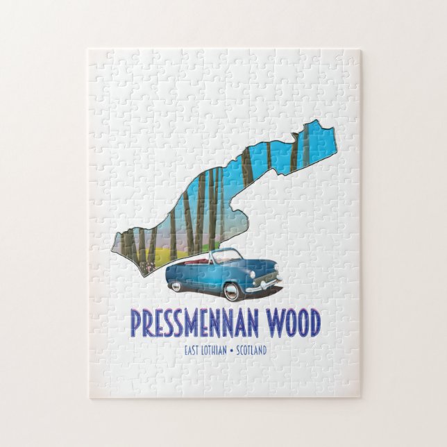 Pressmennan Wood Skottland Pussel (Vertikal)