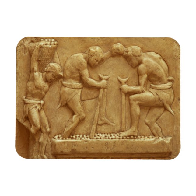 Pressning av druvor (marmor) magnet (Horisontell)