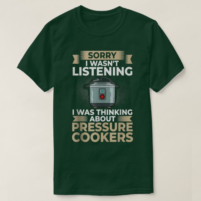 Pressure Cooker Recipes Pot Cooking Electric Canni T Shirt (Design framsida)