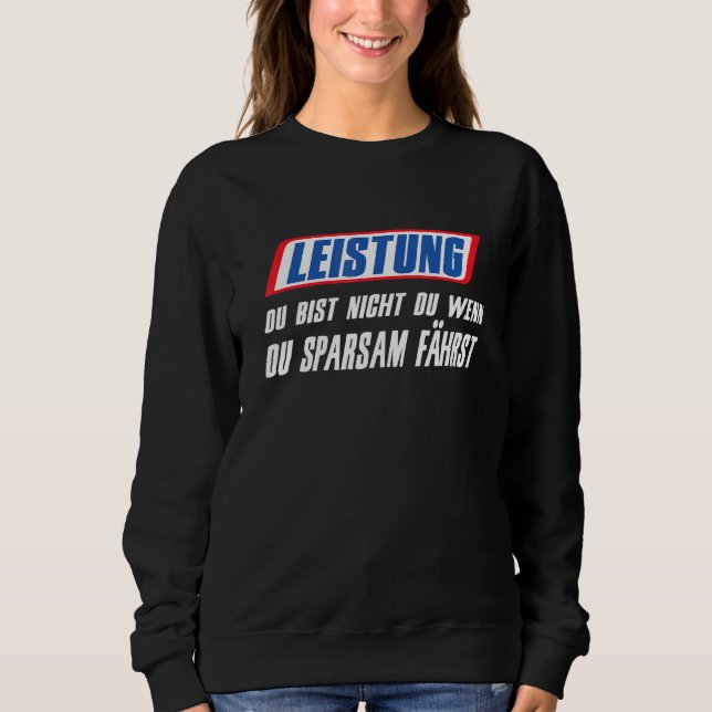 Prestanda du inte är om du kör sparsamt t shirt (Framsida)