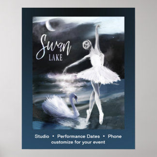 Prestanda för Anpassningsbar för Ballet Svan Sjö D Poster