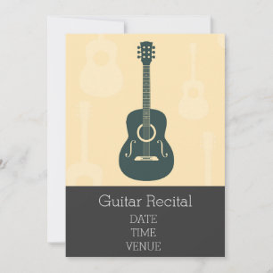 Prestanda för elegant av Guitar-skäl Inbjudningar
