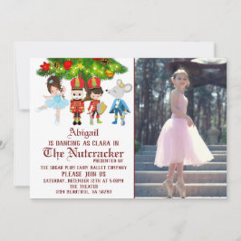 Prestanda för fotolagnstensfärgning för Nutcracker Inbjudningar