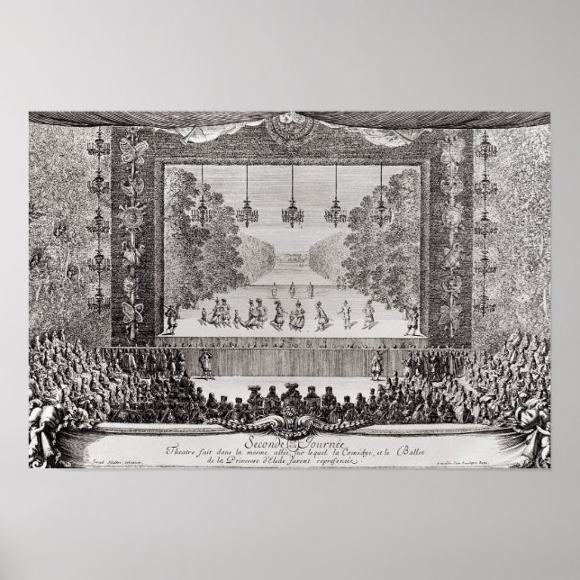 Prestanda vid La Princesse Elide Poster (Framsidan)