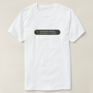 Prestation låst upp förlovad videospel för har t shirt
