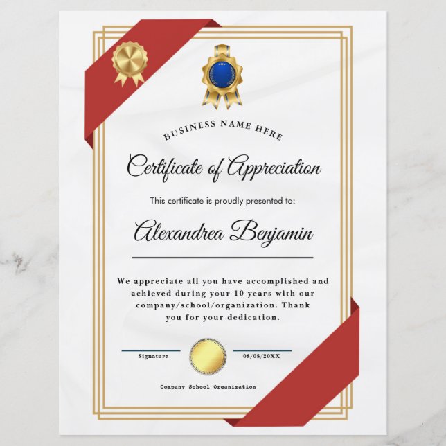 Prestation Tack vare Certifikat (Framsida)