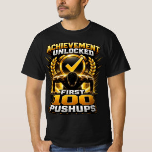 Prestation upplåst: 100 armhävningar Calisthenics T Shirt