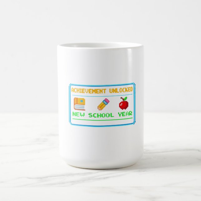 Prestation Upplåst: Nytt Läsår | Retrospel Kaffemugg (Center)