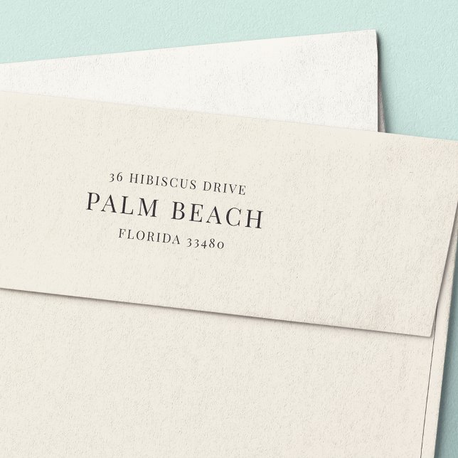 Prestige | Klassisk minimal Returadress Självfärgande Stämpel (Skapare uppladdad)